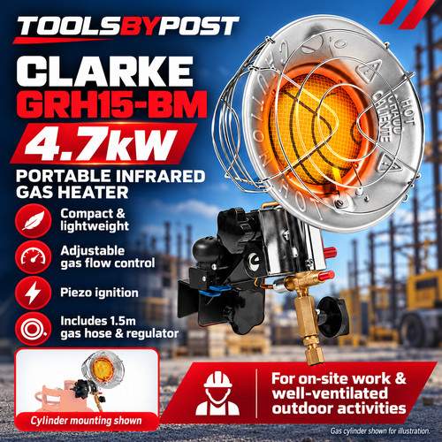 Clarke grh15 7kw - clarke, 4.7kw